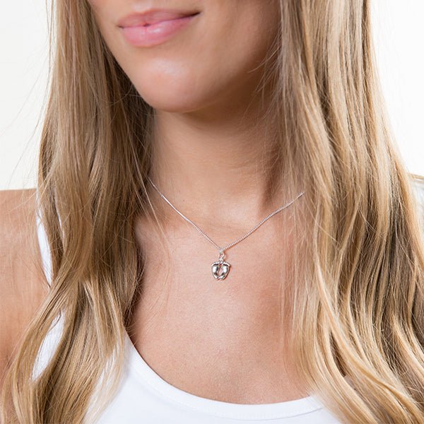 Steff Bloomsbury Silver & Diamond Baby Feet Charm - Steffans Jewellers