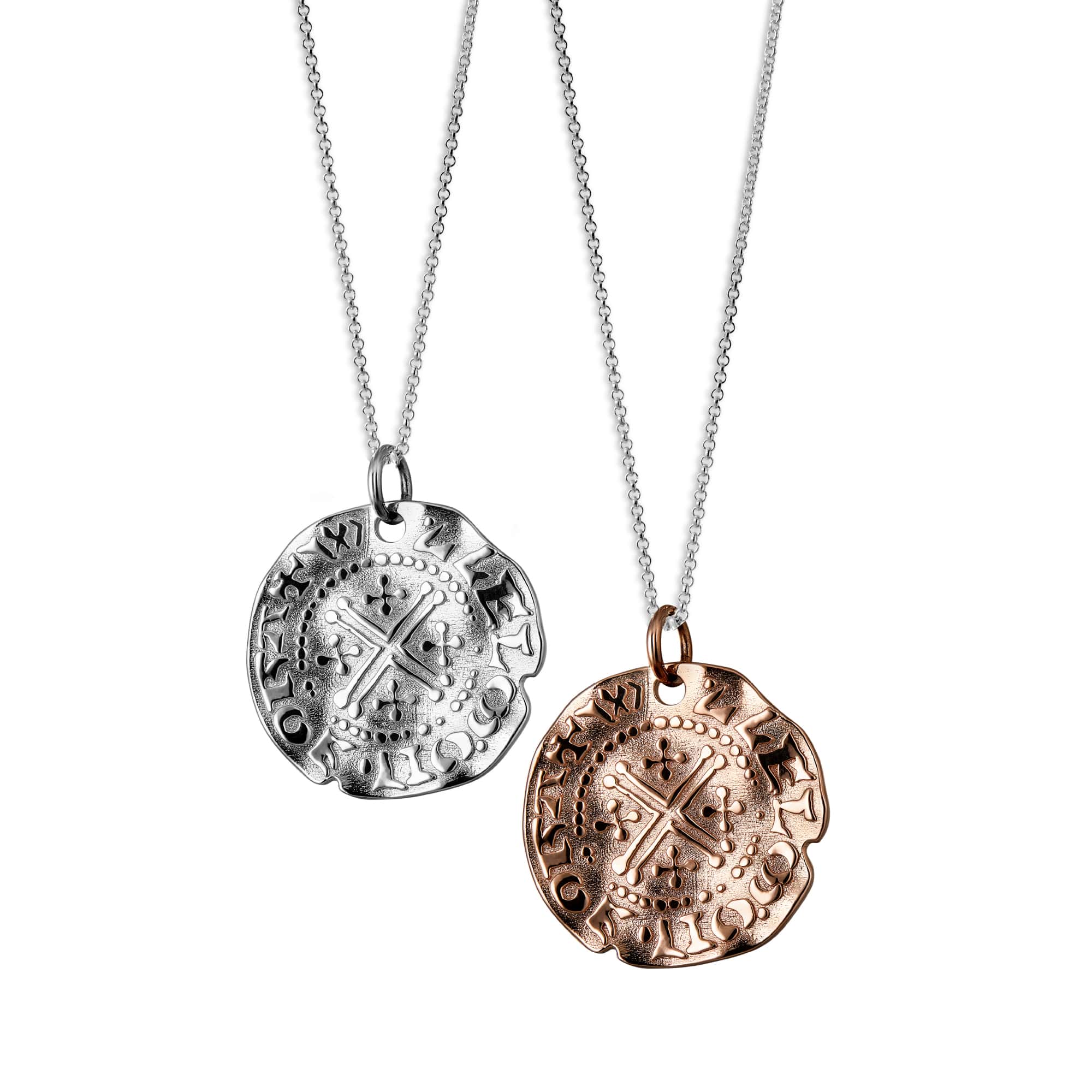 Steff Large Coin Pendants With Chain - Steffans Jewellers