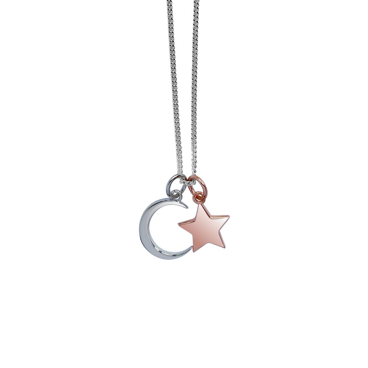 Steff Moon & Star Personalised Pendants - Steffans Jewellers