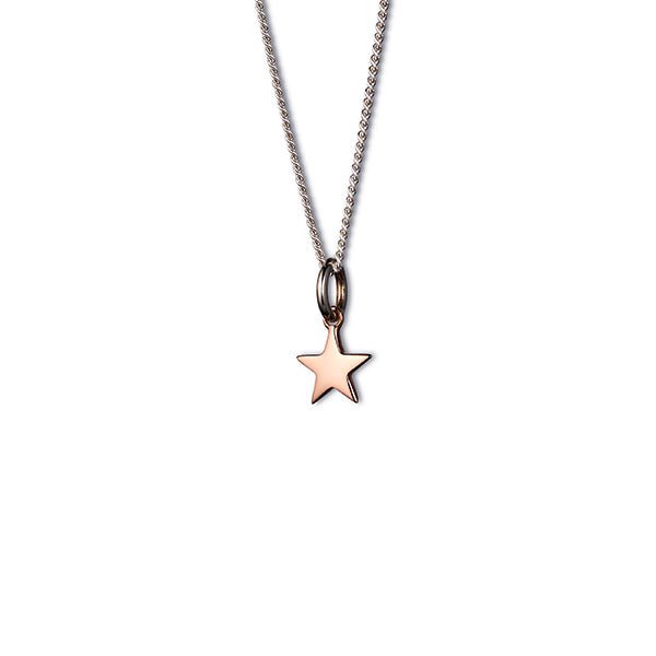 Steff Rose Gold Vermeil Mini Star Pendant - Steffans Jewellers