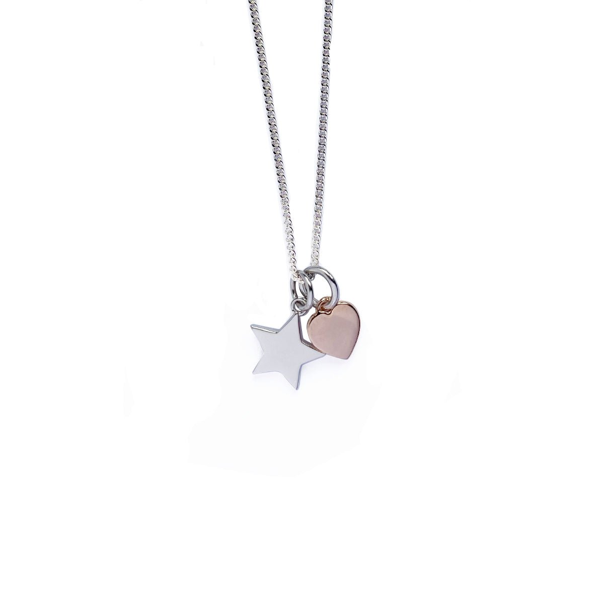 Steff Star & Heart Personalised Pendants - Steffans Jewellers