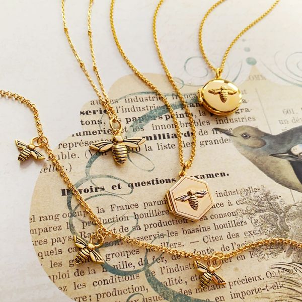 Steff Wildwood Gold Vermeil Bee Bracelet - Steffans Jewellers