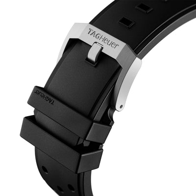 TAG Heuer Men's 41mm Black Dial Formula 1 Quartz Rubber Strap Watch