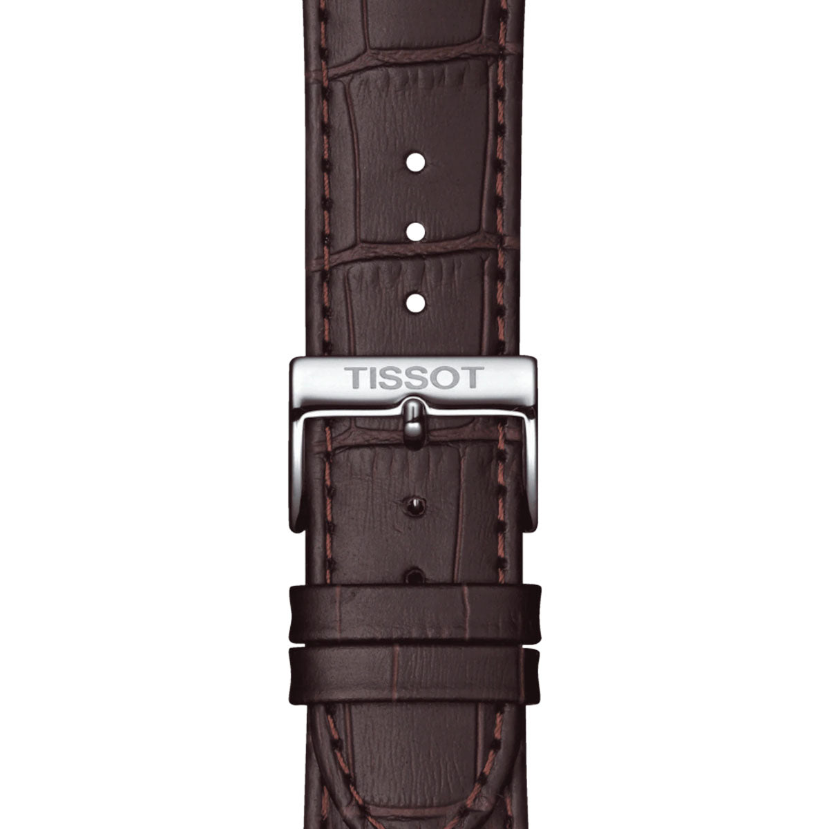 Tissot Classic Dream 42mm White Dial Leather Strap Quartz Men's Watch