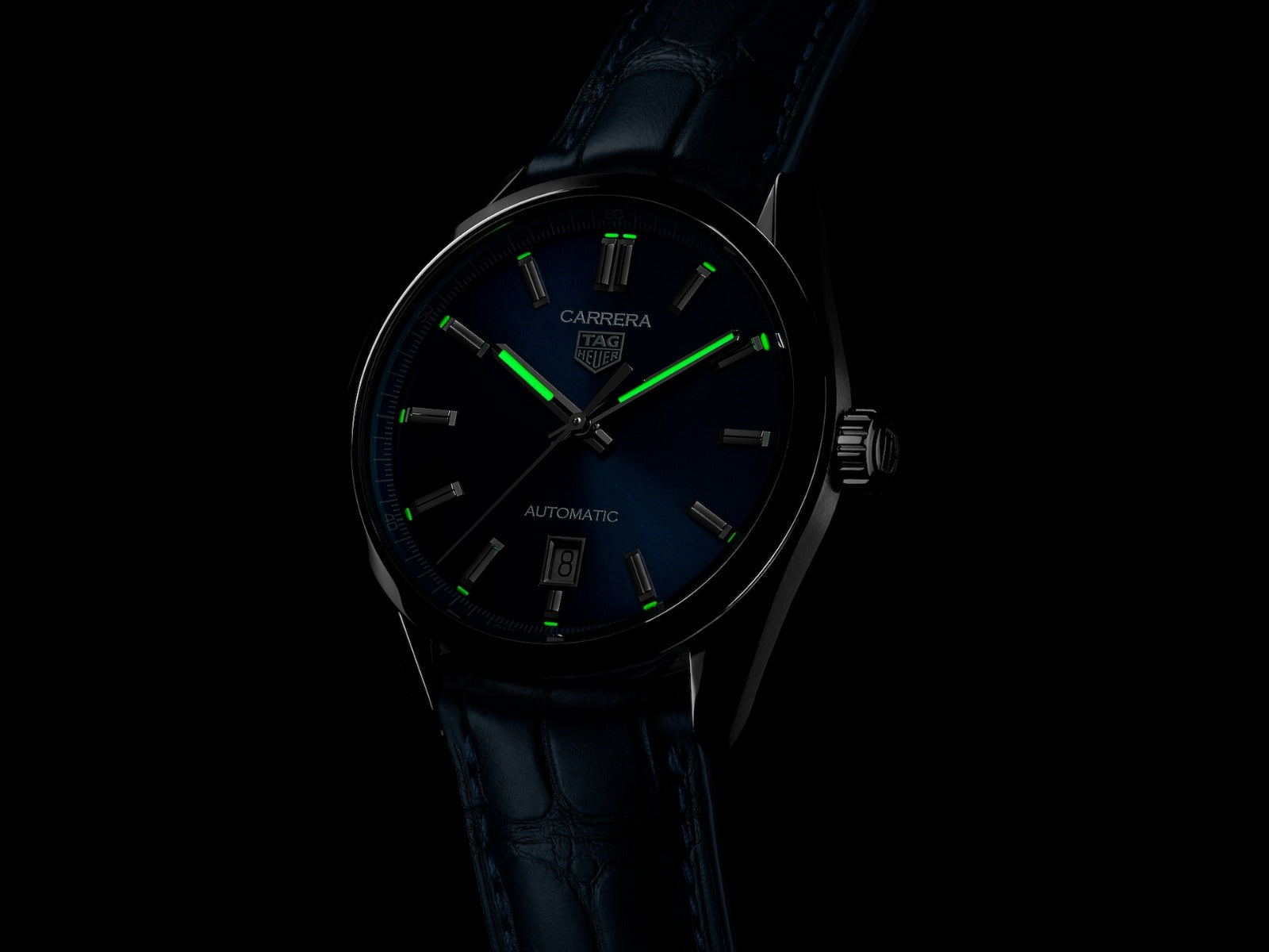 TAG Heuer Carrera Date 39mm Blue Dial Automatic Men's Watch