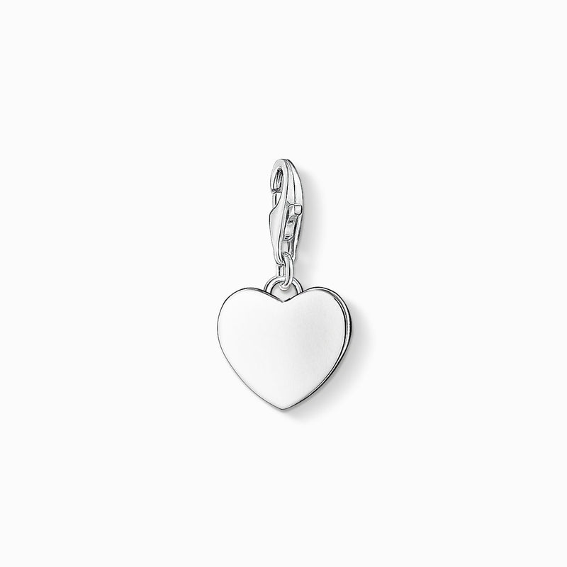 Thomas Sabo Sterling Silver Heart Flat Charm