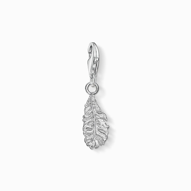 Thomas Sabo 925 Sterling Silver Feather Charm Pendant