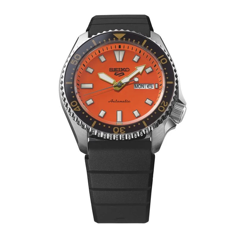 Seiko 5 Sports SKX Redux in Daichi Orange Dial Men's Watch