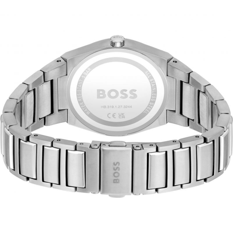 BOSS Steer 36mm Champagne Silver Quartz Ladies Watch 1502670 - Steffans Jewellers