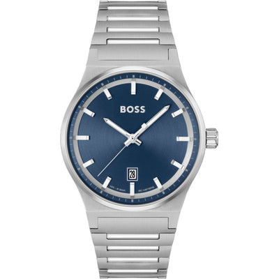 BOSS Candor 41mm Stainless Steel Blue Quartz Men's Watch