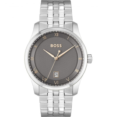 BOSS Principle 41mm Grey Quartz Men's Watch