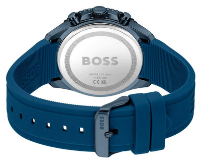 BOSS Runner 43 mm Blue Quartz Men's Watch
