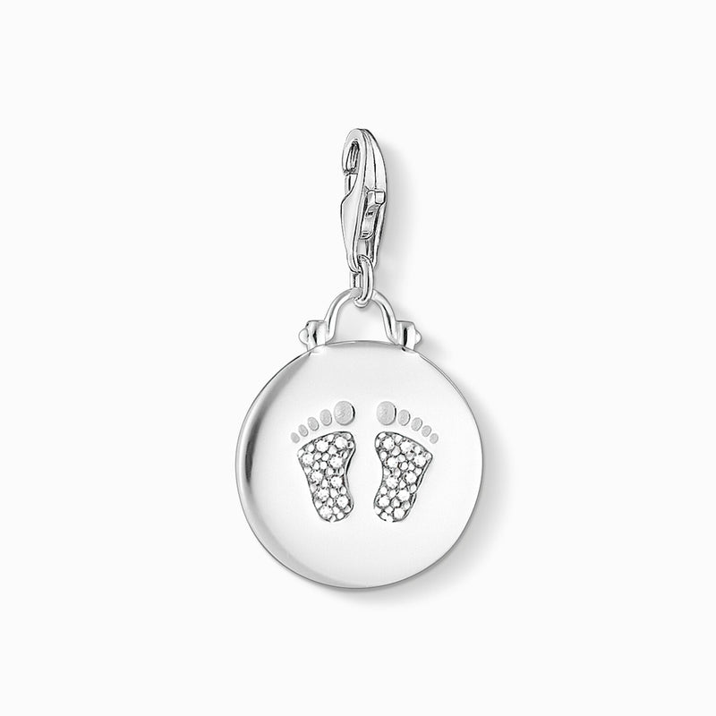 Thomas Sabo Sterling silver Club Baby Footprint Charm