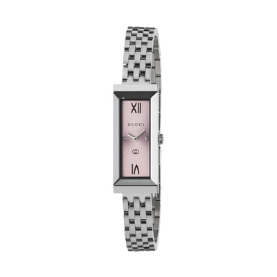 Gucci G-Frame Pink Dial Automatic Ladies Watch