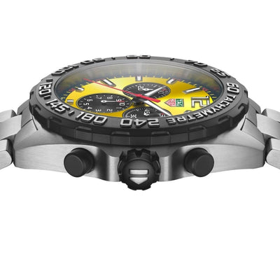 TAG Heuer Formula 1 43mm Yellow Quartz Men's Watch