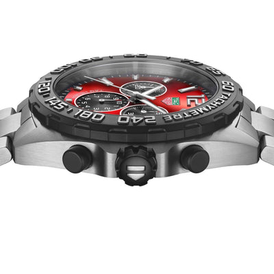 TAG Heuer Formula 1 43mm Red Quartz Men's Watch