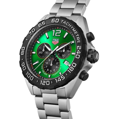 TAG Heuer Formula 1 43mm Green Quartz Men's Watch