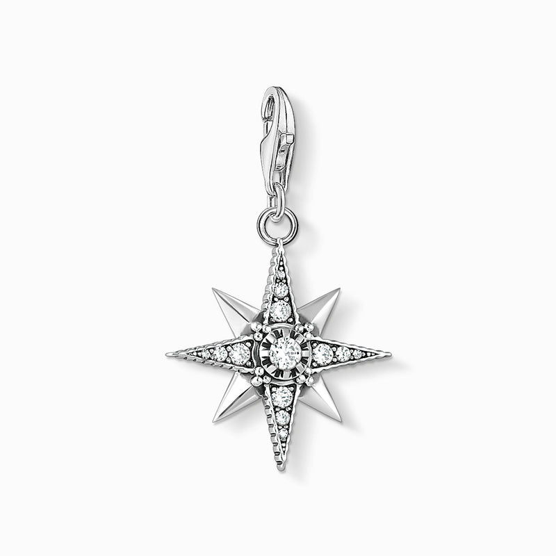 Thomas Sabo Sterling Silver Charm Club Royalty Star Charm