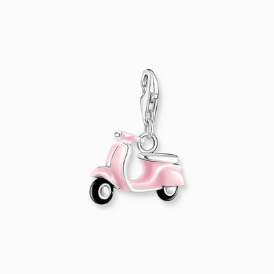 Thomas Sabo Pink & Silver Scooter Charm