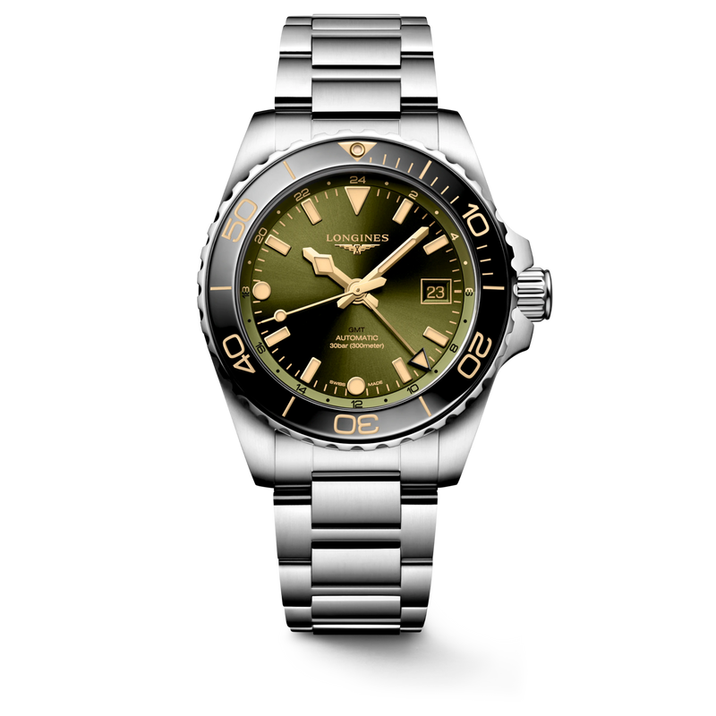 Longines HydroConquest 41mm Green Automatic Men&