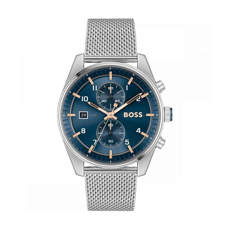 Hugo Boss Skytraveller 44mm Blue Quartz Men&