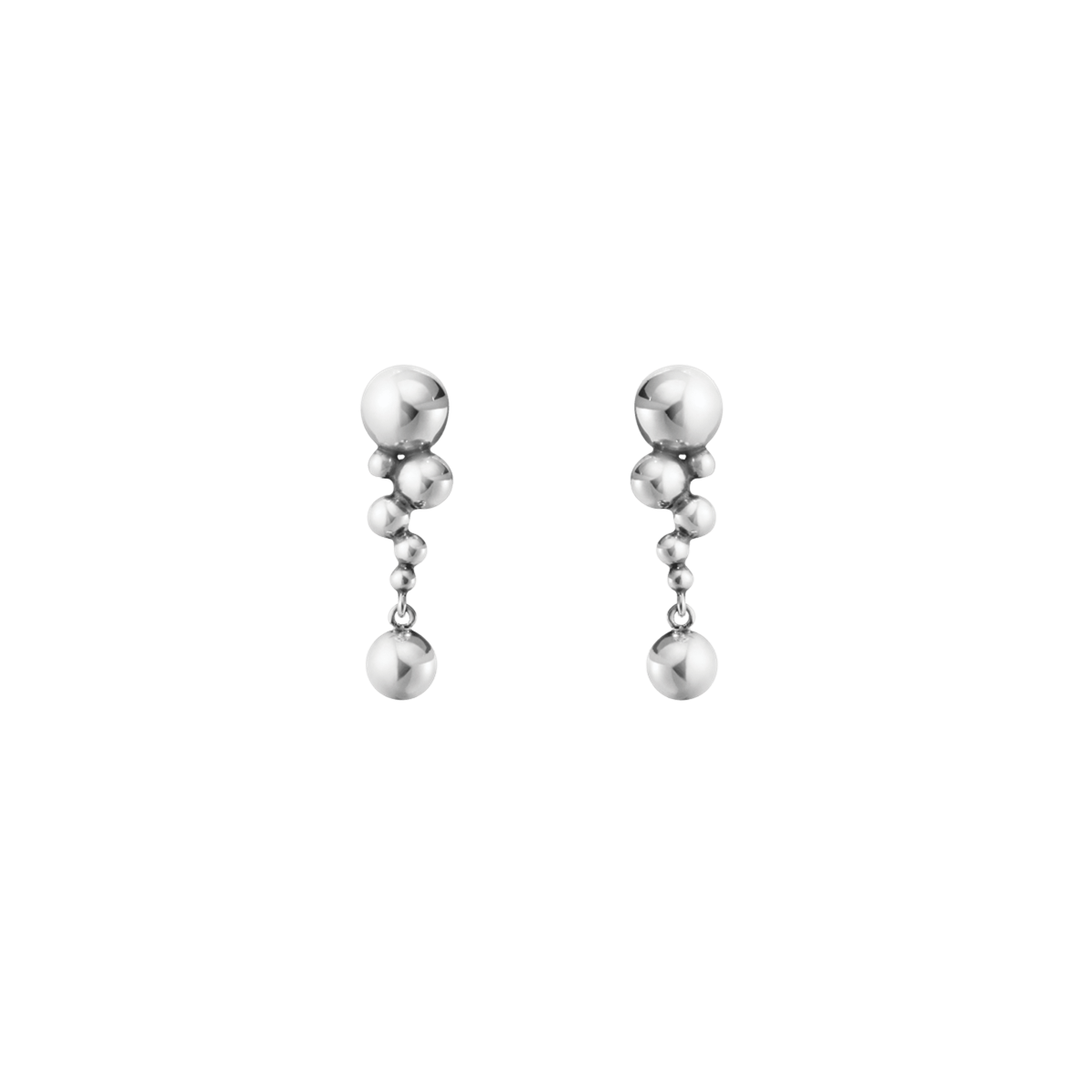 Georg Jensen Silver Moonlight Grapes Earrings