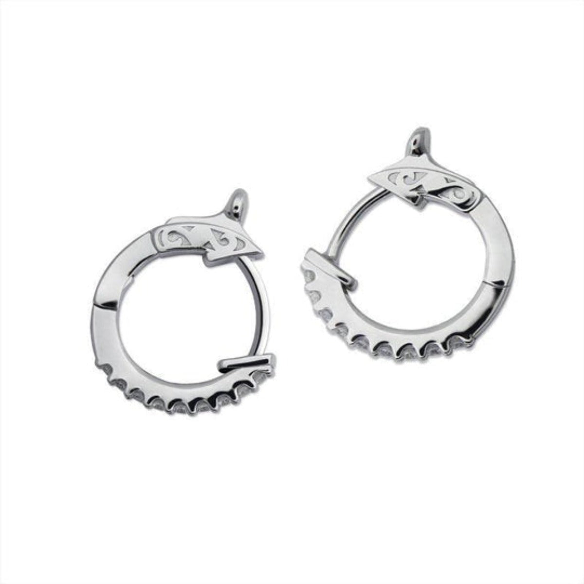 CARAT* London Sterling Silver Baby Hoop Earrings