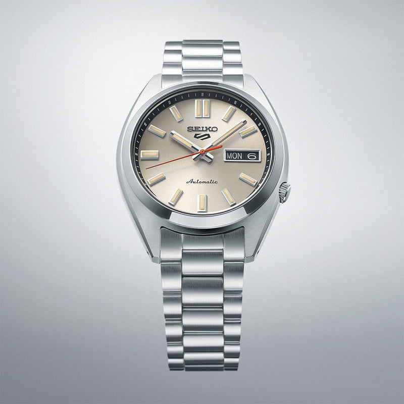 Seiko Sports 37mm Silver Automatic Men&