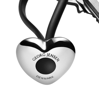Georg Jensen Stainless Steel Heart Keyring