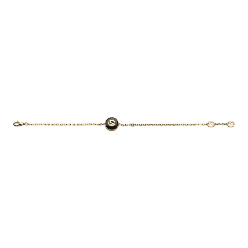 Gucci 18K Yellow Gold Interlocking Bracelet