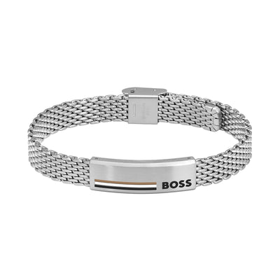 Boss Stainless Steel Silver Alen Bracelet
