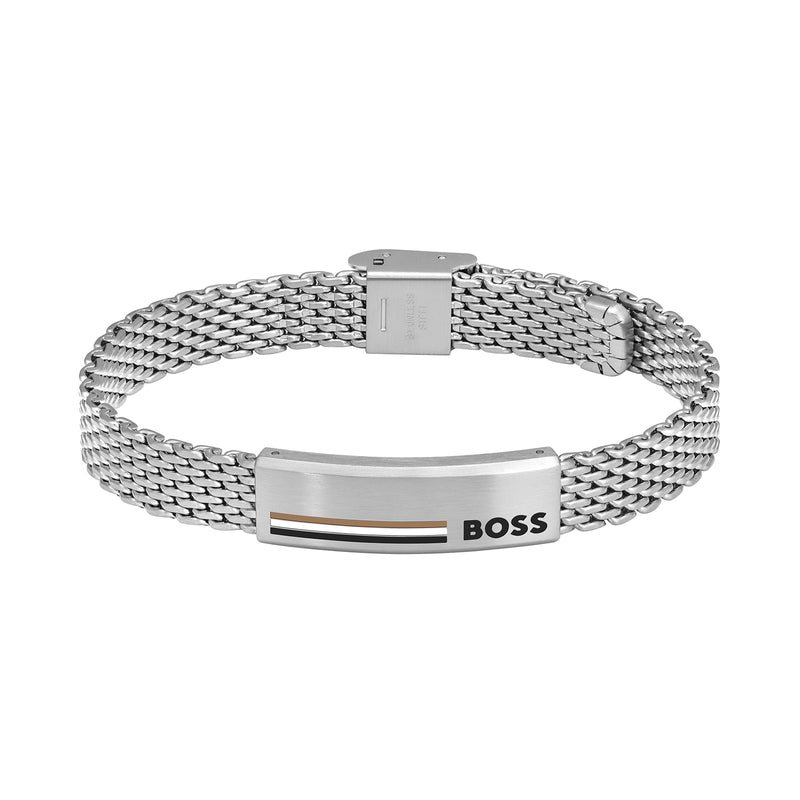 Boss Stainless Steel Silver Alen Bracelet