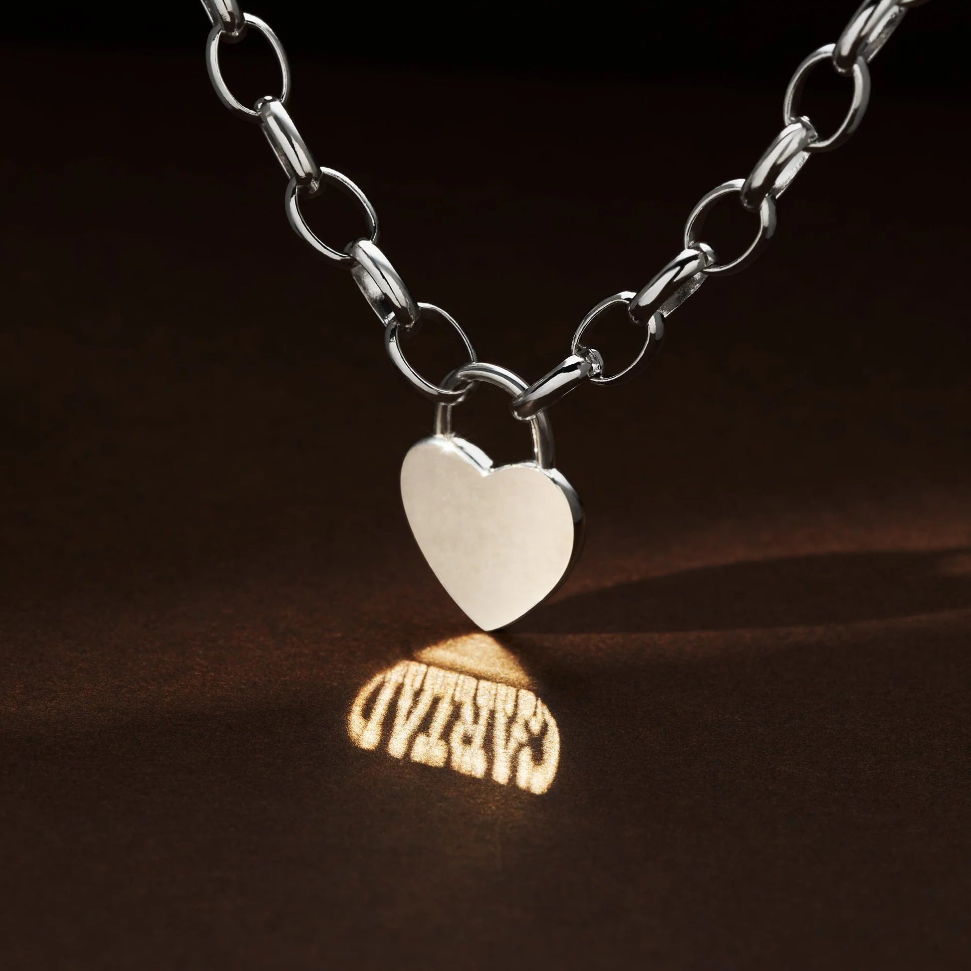 Cariad® Sterling Silver Padlock Bracelet