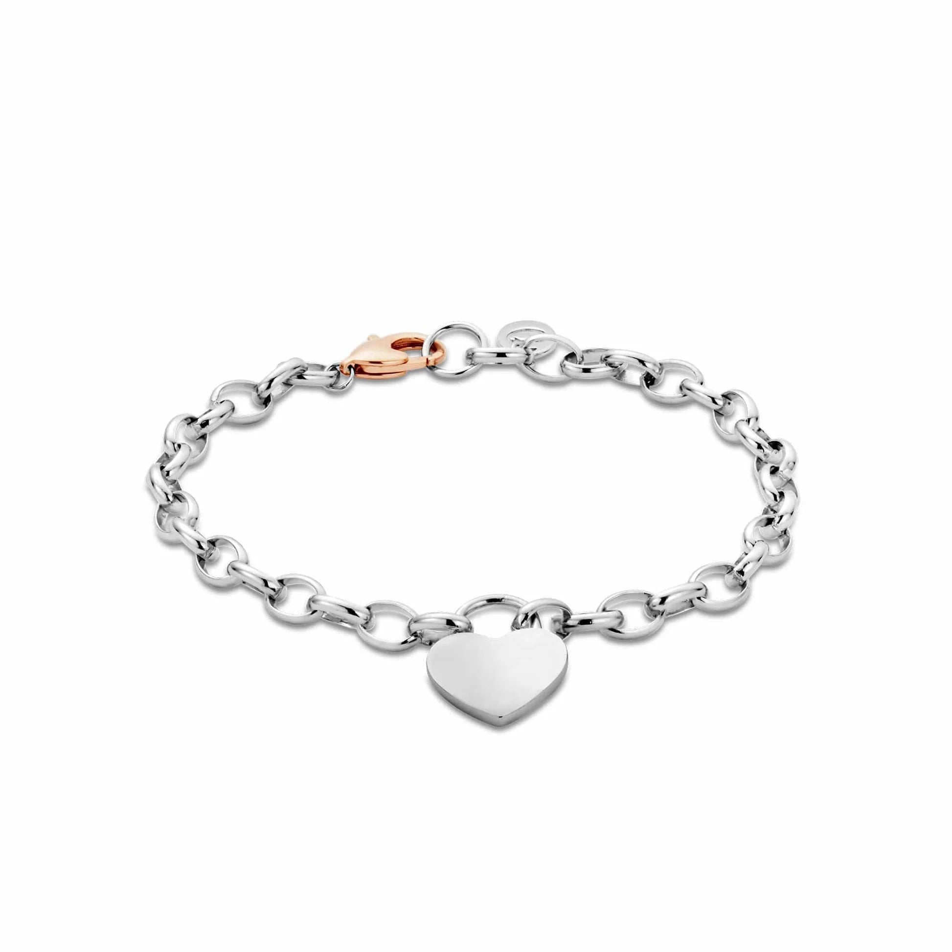 Cariad® Sterling Silver Padlock Bracelet