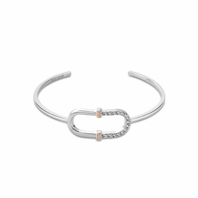 Clogau Sterling Silver Connection Bangle