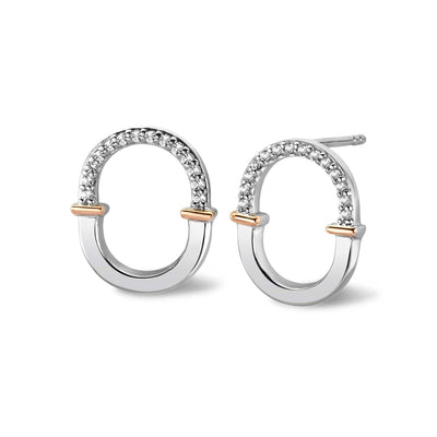 Clogau Sterling Silver Connection Earrings