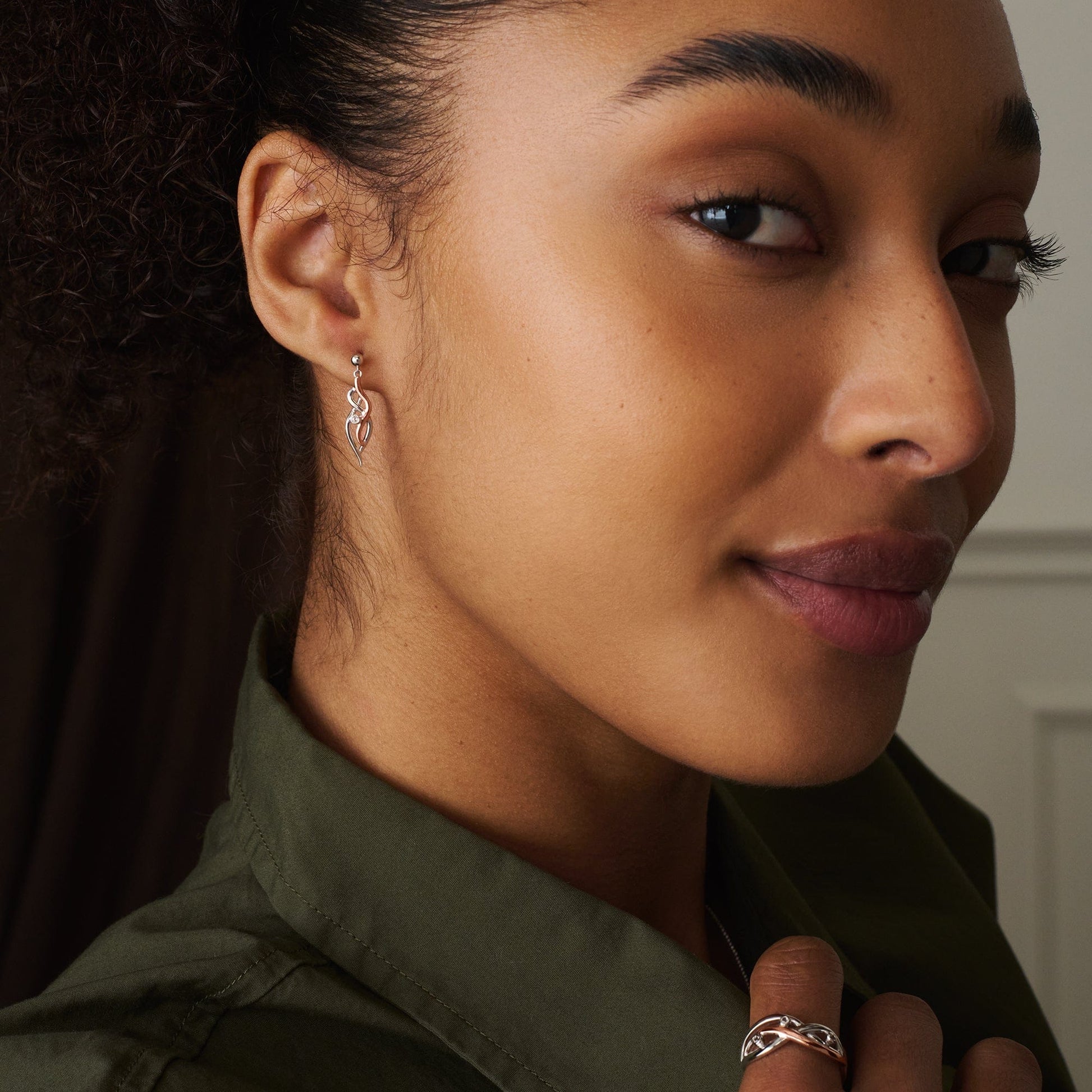 Clogau® Nature's Wonder Sterling Silver Waterfall Drop Earrings with Topaz