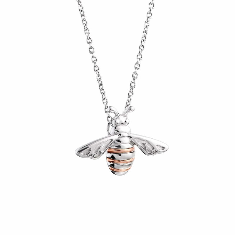 Clogau Sterling Silver Honey Bee Pendant Necklace