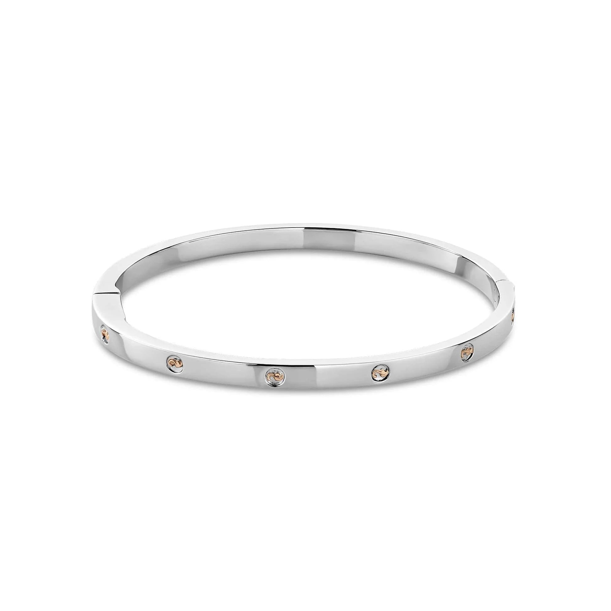 Clogau® Insignia Sterling Silver Slim Bangle