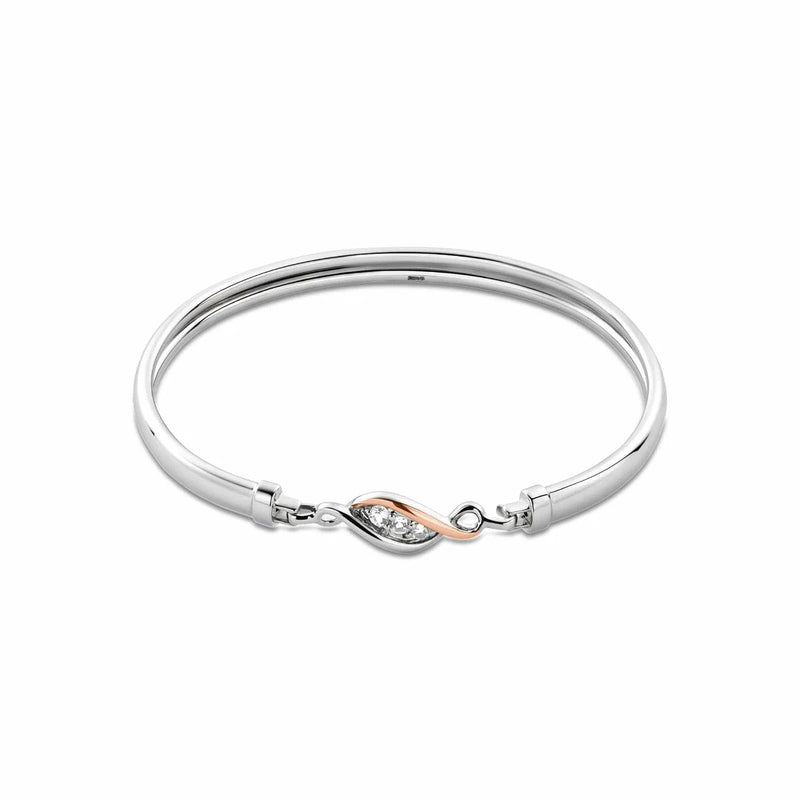 Clogau Sterling Silver Past Present Future Bracelet