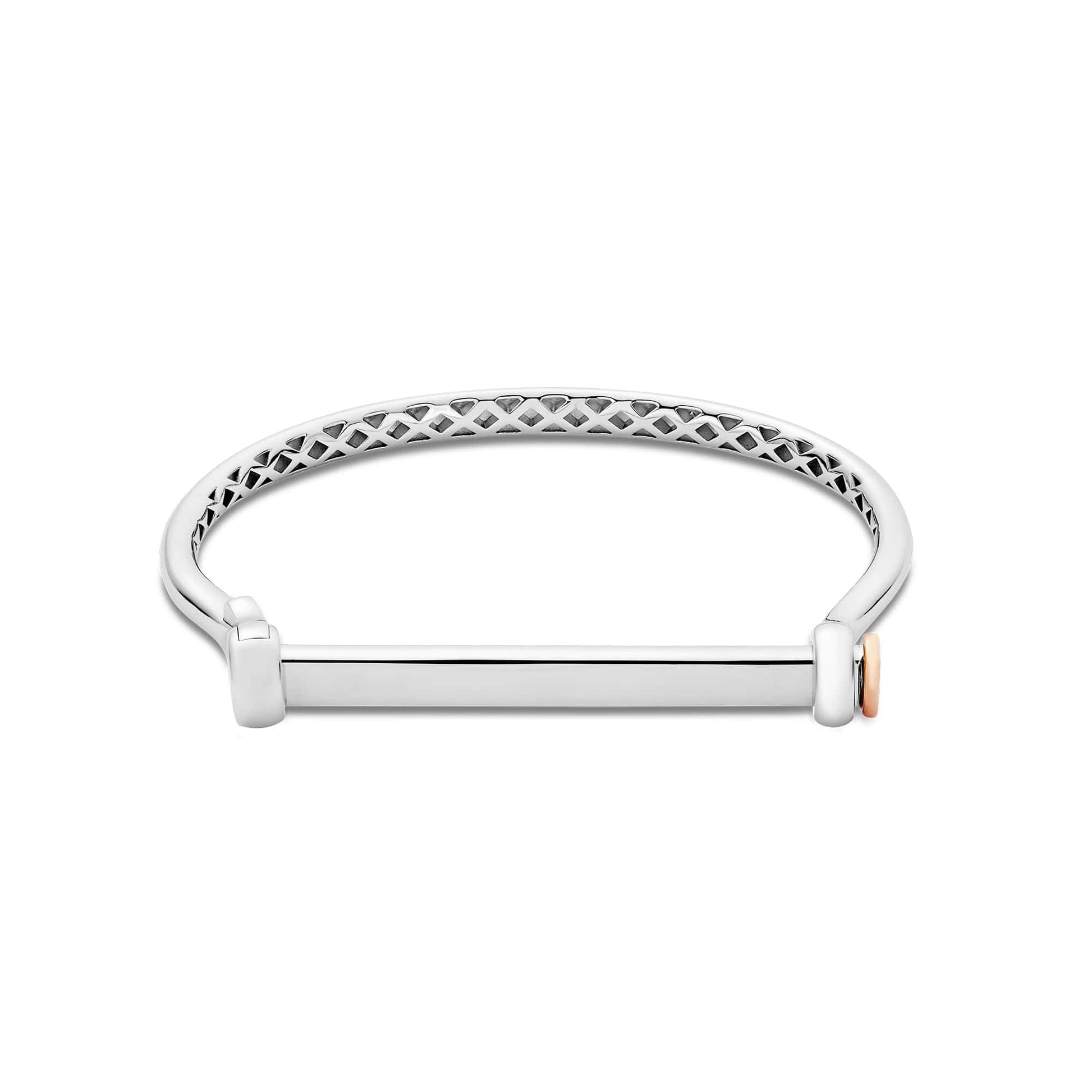 Clogau Sterling Silver Stirrup Bangle