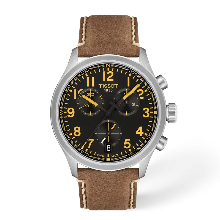 Tissot Chrono L 42mm Black Dial Men's Watch
