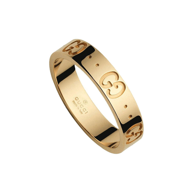 Gucci Icon 18ct Yellow Gold Thin Ring