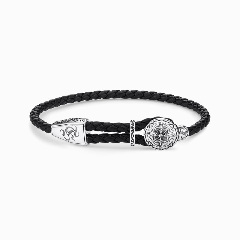 Thomas Sabo Bracelet Leather Strap Compass