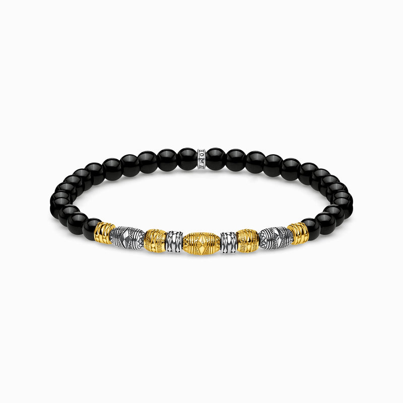 Thomas Sabo Bracelet Two Tone Lucky Charm Black