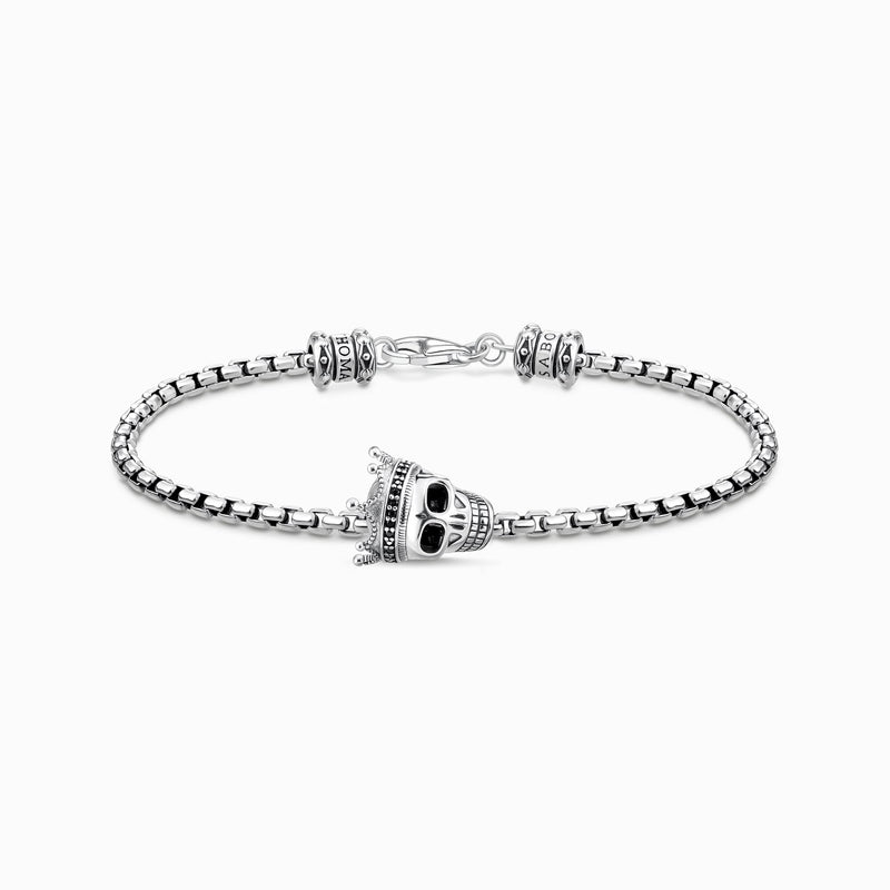 Thomas Sabo Bracelet Skull Crown Silver