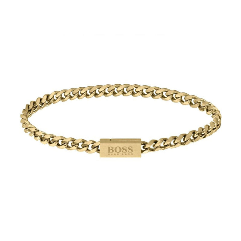 BOSS Gold Plated Chain for Him Bracelet