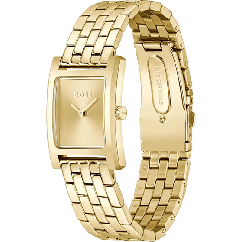 BOSS Lucy 22 mm Gold Quartz women&