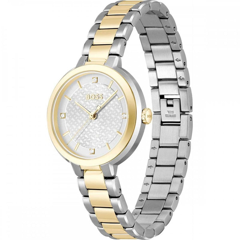 BOSS Sena 34 mm Silver Quartz women&