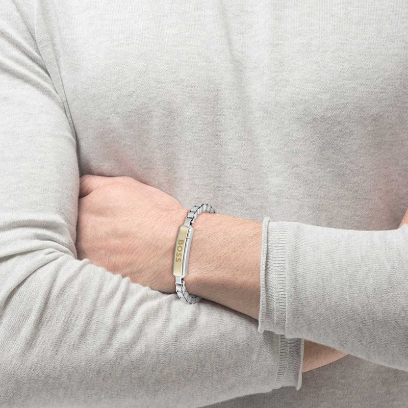 BOSS Stainless Steel Devon Bracelet